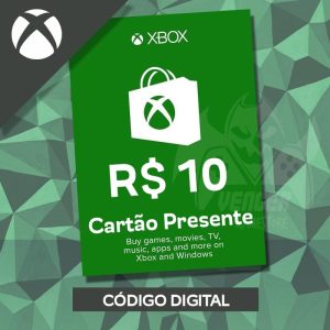 Xbox Gift Card – Cartão Presente R Reais Xbox Gift Card – Cartão Presente R Reais