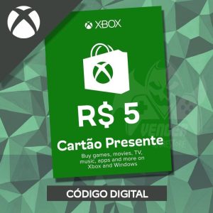 Xbox Gift Card – Cartão Presente R Reais Xbox Gift Card – Cartão Presente R Reais