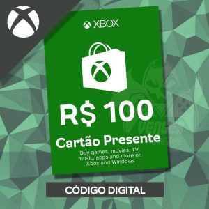 Xbox Gift Card – Cartão Presente R0 Reais Xbox Gift Card – Cartão Presente R0 Reais