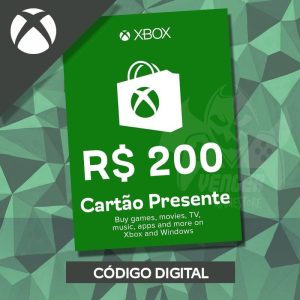 Xbox Gift Card – Cartão Presente R0 Reais Xbox Gift Card – Cartão Presente R0 Reais