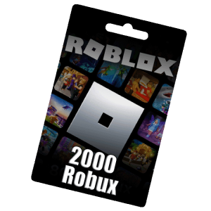 Roblox Cartão Presente 2000 Robux