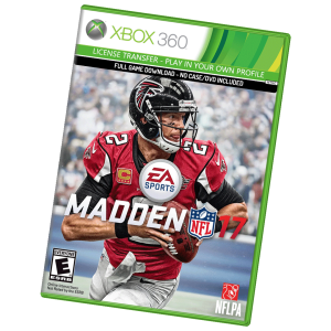 Madden Nfl 17 – Xbox 360 – Transferencia De Licenca